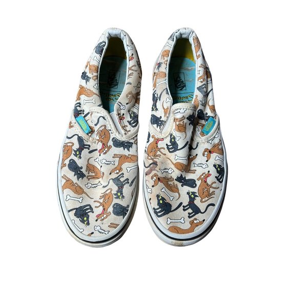 Vans Off the Wall Simpson Calibration Slip on Shoes Size Juniors 4 - Picture 1 of 3